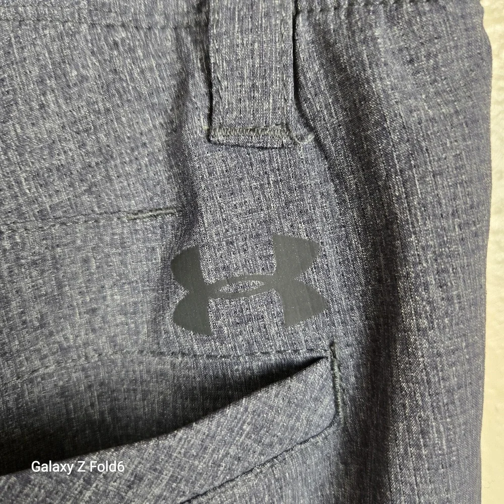 Under Armour Performance Pants Gray 40x32 Moisture-Wicking‎ Stretch Mens